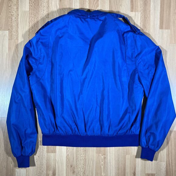 Members Only VINTAGE 80s Lightweight Blue Bomber Jacket (Men's 46) • EUC - Picture 4 of 4